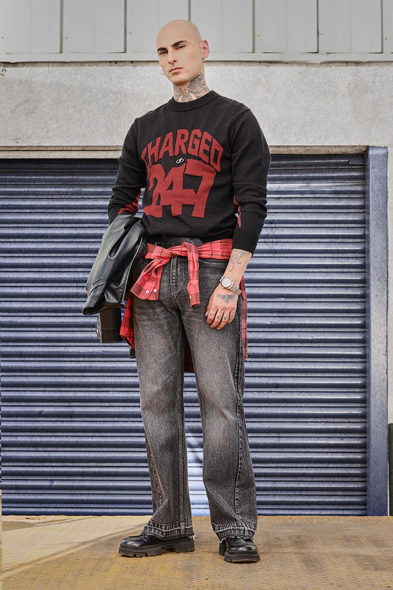 سنيتش GRIND CHARGED 24/7 Flat Knit Sweater